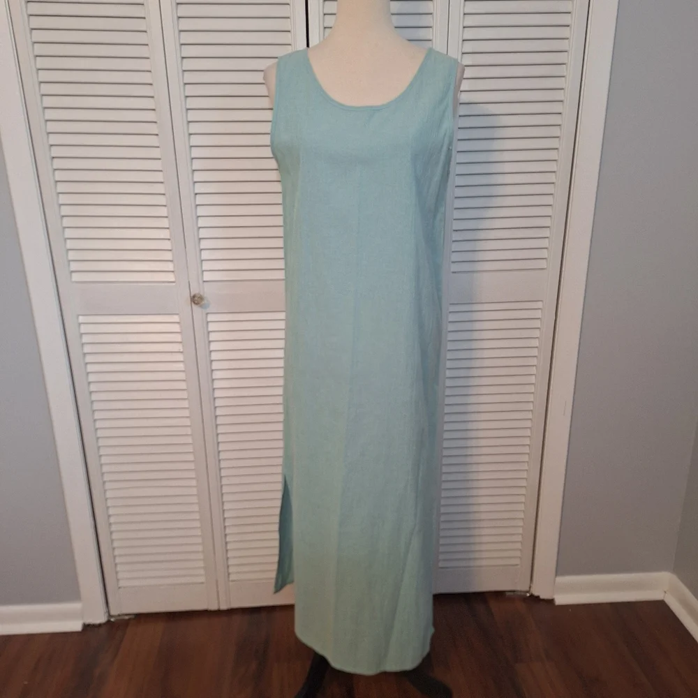 Rare vintage kokomo seafoam 2 PC maxi dress set sz medium *G - Picture 3 of 8